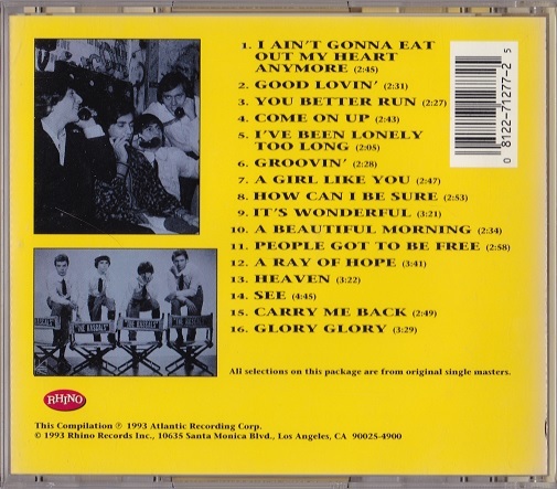 The Rascals / The Very Best Of The Rascals (輸入盤CD) Rhino