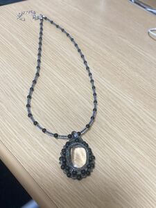  hand made natural stone rutile quartz necklace ( a little . needle . go in ... ) size approximately 40 centimeter ( adjuster approximately 5 centimeter ) F