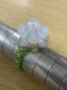  hand made karaoke for beads ring ring size approximately 18~20 number L