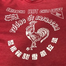 T●245 USA古着 90s～ 企業物 チリソース Tシャツ M 赤 オールド ヴィンテージ アメリカ古着　調味料 Optima_画像4