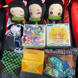 鬼滅の刃 グッズまとめ 竈門 ねづこ 我妻善逸 時透無一郎 フィギュア ぬいぐるみ シュシュ バッジ カナヲ 胡蝶しのぶ