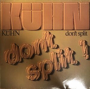 【アナログ】JOACHIM+ROLF KUHN / DON'T SPLIT（輸入盤LP）