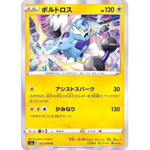 ポケモンカード　S5a　022/070　ボルトロス　１枚・R・未使用