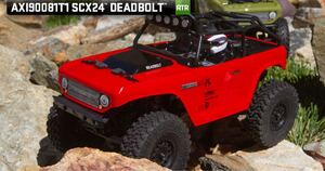 新品 アキシャル 1/24 SCX24 デッドボルト レッドRTR axial jeep クローラー ミニッツ4×4 京商 タミヤ