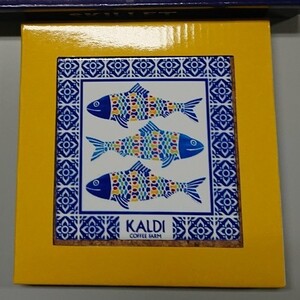カルディ 鍋敷き 魚 イラスト KALDI (スキレットワイン 無し)