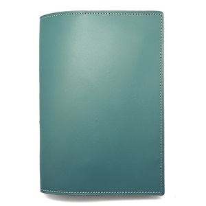 bte-ro original leather library book@ for book cover | turquoise 