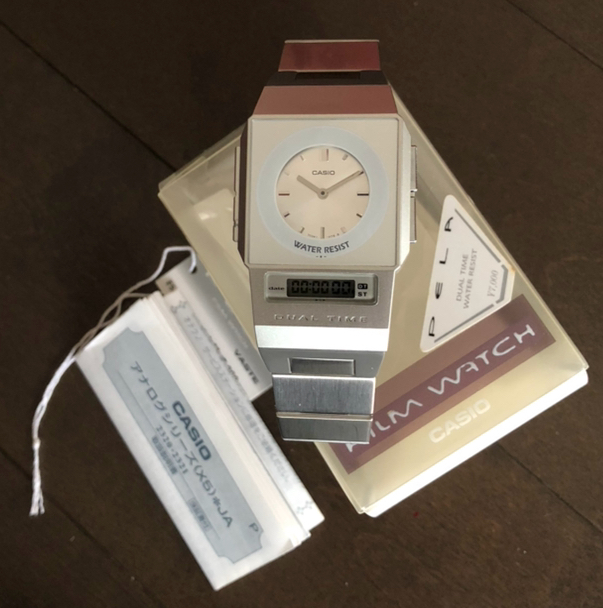 希少 CASIO PELA FS-01 ブレスレット FILM WATCH タグ BOX 付