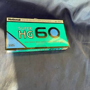 National SUPER HG60 видео кассета VHS длина год хранение товар кассета нераспечатанный VHS