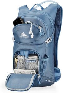 【新品】ハイシエラ アウトドアリュック ブルー系 未使用