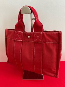 HERMES エルメス エールライン PM トートバッグ 赤