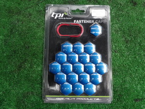 tpi　FASTENER CAPS Blue　19mm用　新品・未使用