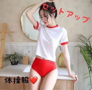コスプレ セットアップ プレゼント レディース おしゃれ 体操服 セクシーランジェリー ショートパンツ ルームウェア