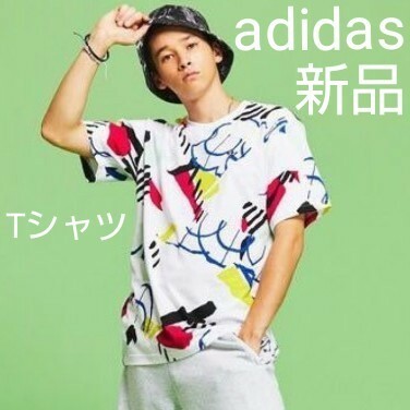 adidas originals アート Tシャツ