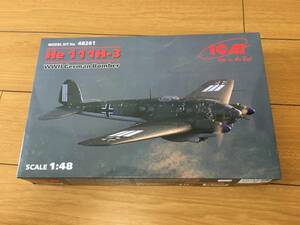 1/48ハインケルHe 111H-3 WWII German Bomber　ICM