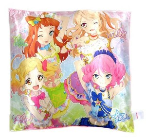 【アイカツスターズ！】アイカツスターズ! オフィシャルショップ グリッターガラポン A賞 クッション ゆめ＆ローラ＆あこ＆真昼 NW