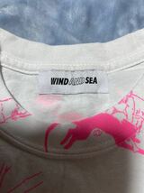 【良品】【送料最安360円】 WIND AND SEA ウィンダンシー Tシャツ カットソー 総柄 半袖 即決早い者勝ち_画像10