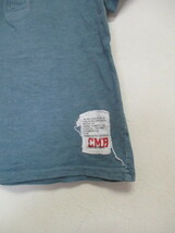 CREMEUXBISブルーグレーヘンリーネックTシャツ サイズ120（52721②_画像3
