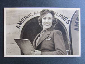 アメリカン航空■American Airlines■キャビンアテンダント■CA■エアライン■スチュワーデス■エアライン発行絵葉書■1930’s後半