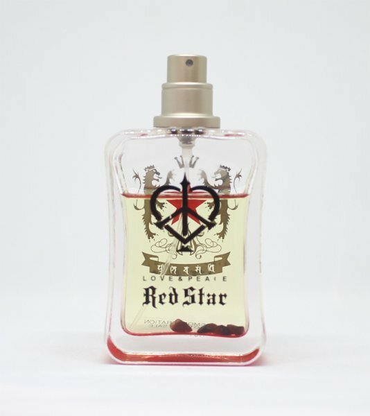 【送料無料】残量7割 ラブ＆ピース レッドスター 50ml◆ラブ＆ピースレッドスター◆LOVE & PEACE RED STAR◆香水◆