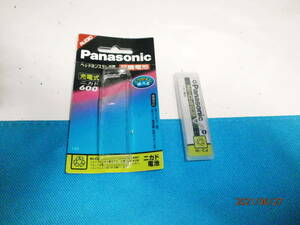 Panasonic　Ni-Cdガム電池P-1FPS/1B　1.2V　600ｍA　パナソニック