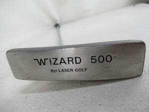 ★LASER GOLF WIZARD 500 パター 34インチ スチールシャフト B091★レア★激安★中古★