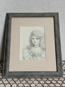 Art hand Auction ◆Dessin au crayon japonais ◆1256, ouvrages d'art, peinture, Dessin au crayon, Dessin au charbon de bois