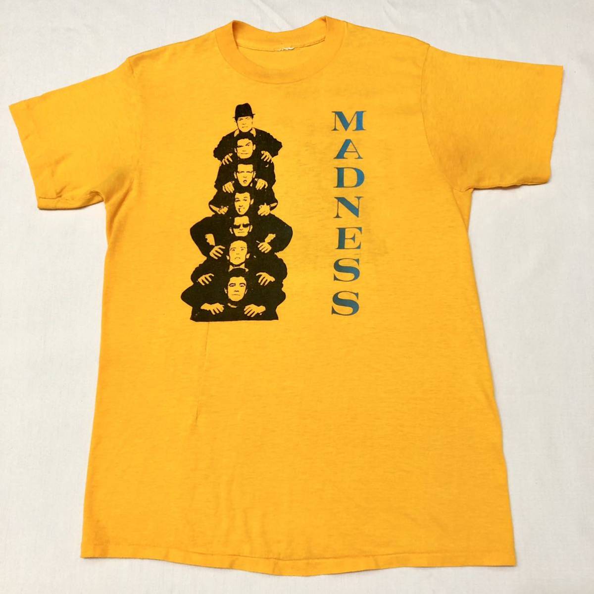 訳あり商品 激レア 黄 パンク ロック スカ Ska イギリス アメリカ Uk Usa ヴィンテージ シャツ T バンド プリント 両面 Beyond Step One Madness S 80 Tシャツ Agimax Com Pe