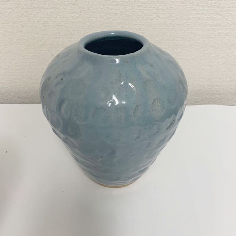 壺 花入　花立　花瓶　内径7cm 高さ 23 cm