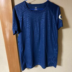 【1500円スタート売り切り】チャンピオン Tシャツ サイズＬ　ネイビー Champion