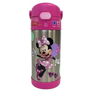 ミニー 水筒 サーモス ストロー F410 ステンレス 15649 THERMOS 保冷 355ml キッズ 子供 子ども こども 女の子 グッズ MINNIE