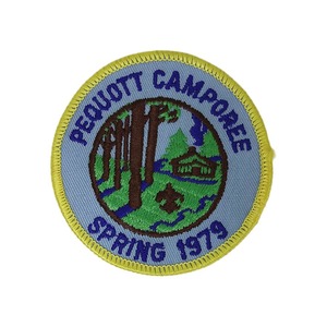 ヴィンテージ ワッペン ボーイスカウト パッチ 1979 PEQUOTT CAMPOREE BOY SCOUTS #8771