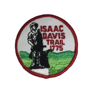 ヴィンテージ ワッペン ボーイスカウト パッチ ISAAC DAVIS TRAIL BOY SCOUTS #8786