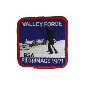 ヴィンテージ ワッペン ボーイスカウト パッチ 1971 VALLEY FORGE PILGRIMAGE BOY SCOUTS #8787