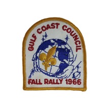 ヴィンテージ ワッペン ボーイスカウト パッチ 地球 GULF COAST COUNCIL BOY SCOUTS #8796_画像1