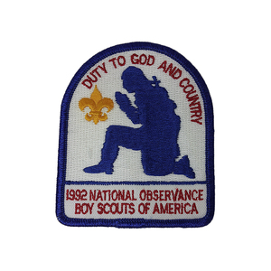 ワッペン ボーイスカウト パッチ DUTY TO GOD AND COUNTRY BOY SCOUTS OF AMERICA #8805