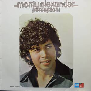 【廃盤LP】Monty Alexander / Perception!