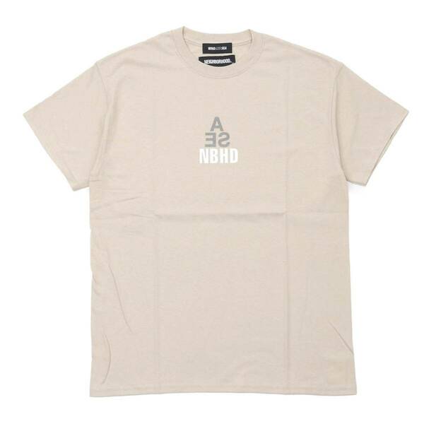 送料無料 L BEIGE NEIGHBORHOOD WIND AND SEA 21SS NHWDS-1 / C-TEE . SS ネイバーフッド ウィンダンシー Tシャツ 21SS 新品未使用