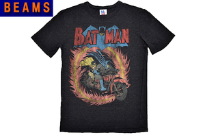 Y-1832★送料無料★美品★BAT MAN バットマン BEAMS ビームス JUNK FOOD ジャンクフード★アメリカ USA製 ブラック黒 半袖 T-シャツ Ｓ