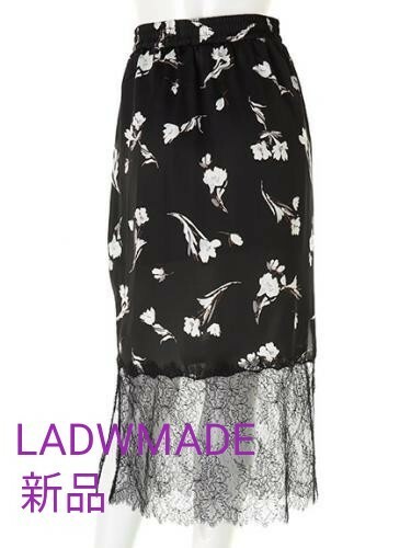 LADYMADE　タイトスカート　花柄　レース　新品