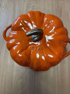 ストウブ STAUB鍋 24cm パンプキン ココット IH対応 両手鍋 カボチャ シナモン