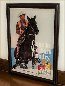 1971 год USA '70s иностранная книга журнал реклама рамка товар Marlboro Tobacco Marlboro сигареты ( A4size*A4 размер )