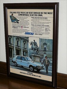 1979年 USA '70s 洋書雑誌広告 額装品 FIAT STRADA フィアット ストラーダ / 検索用 Ritmo リトモ ( A4size・A4サイズ )