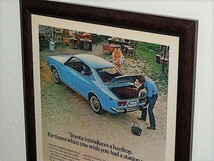 1971年 USA '70s 洋書雑誌広告 額装品 Toyota Corona Hardtop トヨタ コロナ ハードトップ ( A4size・A4サイズ )_画像2