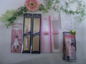  nails Kid ④ beauty basami*eme Lee board *3WAY buffer * tweezers other all 7 point set stock goods 