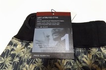 N4173：新品attack the mind 7(アタックザマインドセブン)SWEAT SHORTS PALM TREE スウェットショートパンツ/1：5_画像8