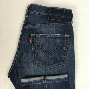 Levi's リーバイス 501 08501-00 08年 レギュラー ストレート デニム パンツ ジーンズ W34 L32 ボタンフライ ユーズド加工