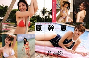 切抜 原幹恵グラビア3ページ チョメチョメが上手そうなアイドル妄想ランキング1ページ 北川景子 堀北真希 北乃きい 桐谷美玲 優木まおみ他