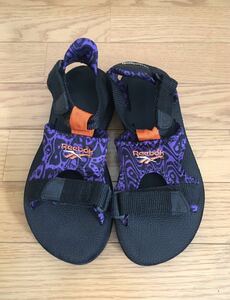 90s Reebok Outdoor sandals US7 black purple ru Reebok outdoor sandals 24cm 24.5cm Vintage 