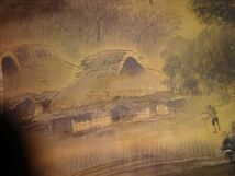 稀少 アンティーク 山水図 山水 絹本 肉筆 掛軸 絵画 日本画 古美術_画像8