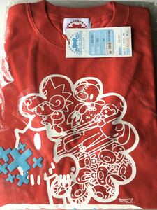 *CHAX COLONY~ T-shirt [ lady's M size red A]( unused * unopened goods 1 sheets )